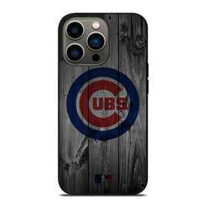 CHICAGO CUBS BASEBALL MLB WOOD LOGO iPhone 13 Pro Case Cover CHICAGO CUBS BASEBALL MLB WOOD LOGO iPhone 13 Pro Case Cover