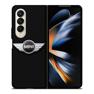 MINI CAR CARBON FIBER Samsung Galaxy Z Fold 4 Case Cover MINI CAR CARBON FIBER Samsung Galaxy Z Fold 4 Case Cover