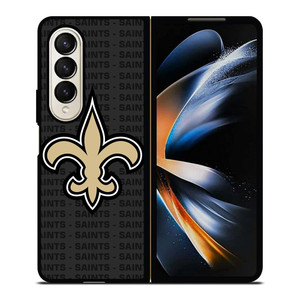 NEW ORLEANS SAINTS FOOTBALL TEXT Samsung Galaxy Z Fold 4 Case Cover