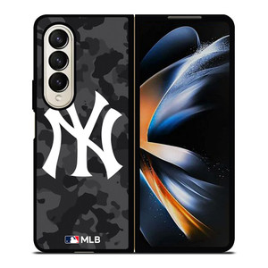 NEW YORK YANKEES BASEBALL BLACK CAMO Samsung Galaxy Z Fold 4 Case Cover NEW YORK YANKEES BASEBALL BLACK CAMO Samsung Galaxy Z Fold 4 Case Cover