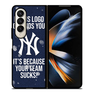 NEW YORK YANKEES MLB BASEBALL BANTER FANS 2 Samsung Galaxy Z Fold 4 Case Cover NEW YORK YANKEES MLB BASEBALL BANTER FANS 2 Samsung Galaxy Z Fold 4 Case Cover