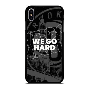 BROOKLYN NETS WE GO HARD iPhone XS Max Case Cover BROOKLYN NETS WE GO HARD iPhone XS Max Case Cover