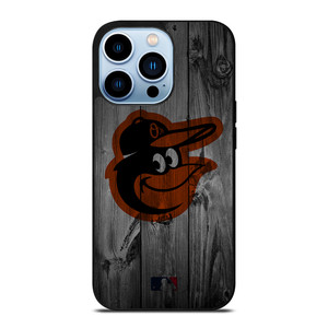 BALTIMORE ORIOLES BASEBALL MLB WOOD LOGO iPhone 13 Pro Max Case Cover