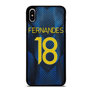 BRUNO FERNANDES MANCHESTER UNITED JERSEY iPhone XS Max Case Cover BRUNO FERNANDES MANCHESTER UNITED JERSEY iPhone XS Max Case Cover