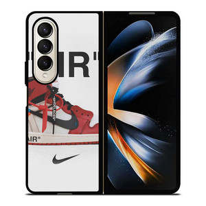 NIKE AIR JORDAN OFF WHITE SHOES Samsung Galaxy Z Fold 4 Case Cover