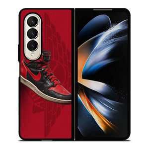 NIKE AIR JORDAN SHOES LOGO Samsung Galaxy Z Fold 4 Case Cover NIKE AIR JORDAN SHOES LOGO Samsung Galaxy Z Fold 4 Case Cover