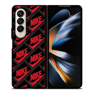 NIKE BOX BLACK PATTERN Samsung Galaxy Z Fold 4 Case Cover