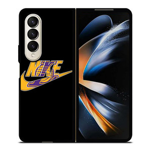 NIKE LOS ANGELES LAKERS SWOOSH Samsung Galaxy Z Fold 4 Case Cover NIKE LOS ANGELES LAKERS SWOOSH Samsung Galaxy Z Fold 4 Case Cover