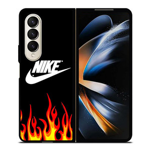 NIKE SWOOSH IN FLAMES Samsung Galaxy Z Fold 4 Case Cover NIKE SWOOSH IN FLAMES Samsung Galaxy Z Fold 4 Case Cover