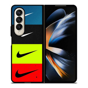 NIKE SWOOSH STRIPE COLORS Samsung Galaxy Z Fold 4 Case Cover NIKE SWOOSH STRIPE COLORS Samsung Galaxy Z Fold 4 Case Cover