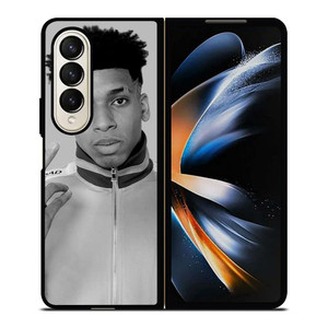 NLE CHOPPA RAPPER BLACK WHITE Samsung Galaxy Z Fold 4 Case Cover