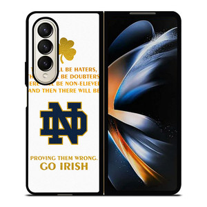 NOTRE DAME FIGHTING IRISH QUOTES Samsung Galaxy Z Fold 4 Case Cover NOTRE DAME FIGHTING IRISH QUOTES Samsung Galaxy Z Fold 4 Case Cover