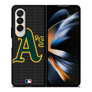 OAKLAND ATHLETICS BASEBALL BLACK Samsung Galaxy Z Fold 4 Case Cover OAKLAND ATHLETICS BASEBALL BLACK Samsung Galaxy Z Fold 4 Case Cover