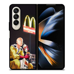 ONE PUNCH MAN X MCDONALD'S Samsung Galaxy Z Fold 4 Case Cover ONE PUNCH MAN X MCDONALD'S Samsung Galaxy Z Fold 4 Case Cover