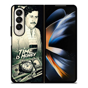 PABLO ESCOBAR TIME IS MONEY Samsung Galaxy Z Fold 4 Case Cover