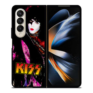 PAUL STANLEY KISS ROCK BAND 3 Samsung Galaxy Z Fold 4 Case Cover