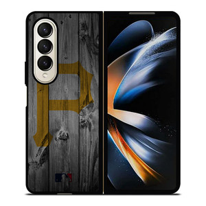PITTSBURGH PIRATES BASEBALL MLB WOOD LOGO Samsung Galaxy Z Fold 4 Case Cover