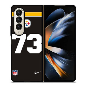 PITTSBURGH STEELERS JOE HAEG 73 NFL NIKE Samsung Galaxy Z Fold 4 Case Cover PITTSBURGH STEELERS JOE HAEG 73 NFL NIKE Samsung Galaxy Z Fold 4 Case Cover
