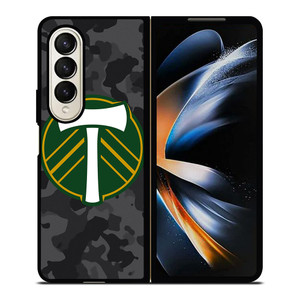 PORTLAND TIMBERS MLS BLACK CAMO Samsung Galaxy Z Fold 4 Case Cover PORTLAND TIMBERS MLS BLACK CAMO Samsung Galaxy Z Fold 4 Case Cover
