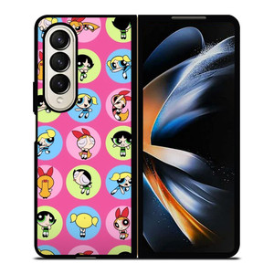 POWERPUFF GIRLS CUTE PATTERN Samsung Galaxy Z Fold 4 Case Cover POWERPUFF GIRLS CUTE PATTERN Samsung Galaxy Z Fold 4 Case Cover