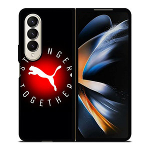 PUMA STRONGER TOGETHER Samsung Galaxy Z Fold 4 Case Cover PUMA STRONGER TOGETHER Samsung Galaxy Z Fold 4 Case Cover