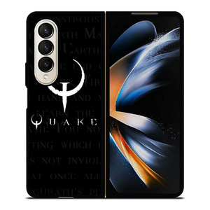 QUAKE GAMES LOGO 2 Samsung Galaxy Z Fold 4 Case Cover QUAKE GAMES LOGO 2 Samsung Galaxy Z Fold 4 Case Cover