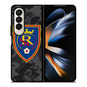 REAL SALT LAKE MLS BLACK CAMO Samsung Galaxy Z Fold 4 Case Cover REAL SALT LAKE MLS BLACK CAMO Samsung Galaxy Z Fold 4 Case Cover