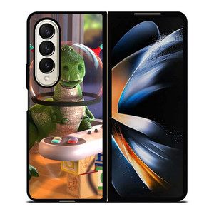 REX TOY STORY CARTOON Samsung Galaxy Z Fold 4 Case Cover REX TOY STORY CARTOON Samsung Galaxy Z Fold 4 Case Cover