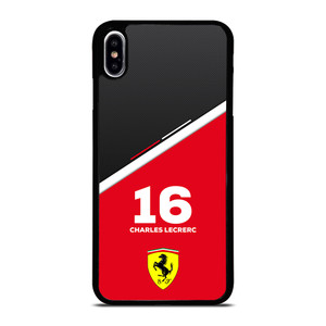 CHARLES LECLERC FERRARI FORMULA ONE F1 RACING 2 iPhone XS Max Case Cover