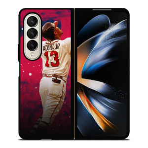 RONALD ACUNA JR ATLANTA BRAVES MLB Samsung Galaxy Z Fold 4 Case Cover