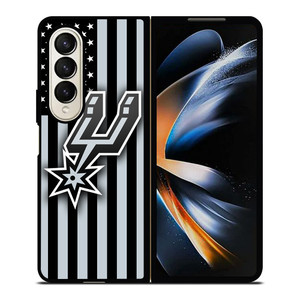 SAN ANTONIO SPURS NBA USA FLAG Samsung Galaxy Z Fold 4 Case Cover SAN ANTONIO SPURS NBA USA FLAG Samsung Galaxy Z Fold 4 Case Cover