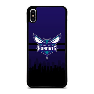 CHARLOTTE HORNETS NBA SKYLINE iPhone XS Max Case Cover