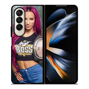 SASHA BANKS WWE WOMAN Samsung Galaxy Z Fold 4 Case Cover SASHA BANKS WWE WOMAN Samsung Galaxy Z Fold 4 Case Cover