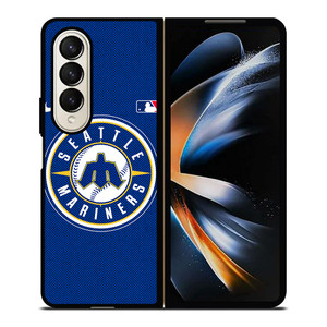 SEATTLE MARINERS MLB BASEBALL LOGO Samsung Galaxy Z Fold 4 Case Cover SEATTLE MARINERS MLB BASEBALL LOGO Samsung Galaxy Z Fold 4 Case Cover