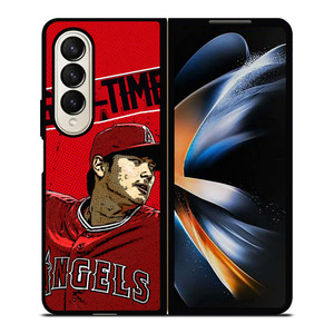 SHOHEI OHTANI LOS ANGELES ANGELS 2 Samsung Galaxy Z Fold 4 Case Cover SHOHEI OHTANI LOS ANGELES ANGELS 2 Samsung Galaxy Z Fold 4 Case Cover