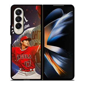 SHOHEI OHTANI LOS ANGELES ANGELS BASEBALL Samsung Galaxy Z Fold 4 Case Cover SHOHEI OHTANI LOS ANGELES ANGELS BASEBALL Samsung Galaxy Z Fold 4 Case Cover