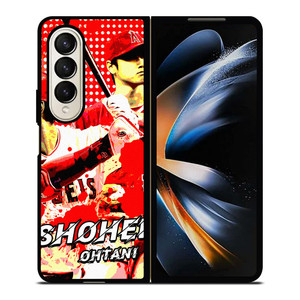 SHOHEI OHTANI LOS ANGELES ANGELS Samsung Galaxy Z Fold 4 Case Cover SHOHEI OHTANI LOS ANGELES ANGELS Samsung Galaxy Z Fold 4 Case Cover