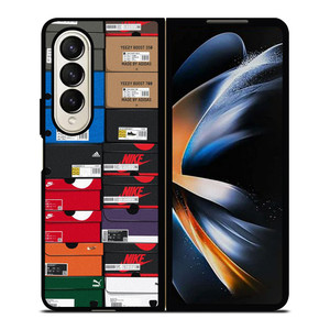 SNEAKERS BOX STACKED Samsung Galaxy Z Fold 4 Case Cover SNEAKERS BOX STACKED Samsung Galaxy Z Fold 4 Case Cover