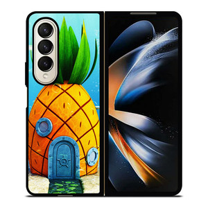 SPONGEBOB PINEAPPLE HOUSE Samsung Galaxy Z Fold 4 Case Cover SPONGEBOB PINEAPPLE HOUSE Samsung Galaxy Z Fold 4 Case Cover