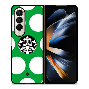 STARBUCKS X KATE SPADE NEW YORK Samsung Galaxy Z Fold 4 Case Cover STARBUCKS X KATE SPADE NEW YORK Samsung Galaxy Z Fold 4 Case Cover