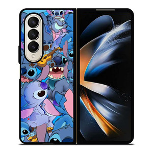 STITCH CARTOON COLLAGE Samsung Galaxy Z Fold 4 Case Cover