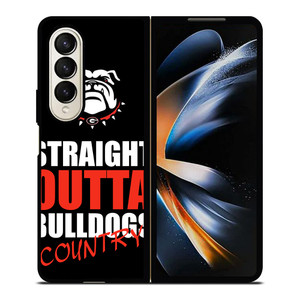 STRAIGHT OUTTA GEORGIA BULLDOGS Samsung Galaxy Z Fold 4 Case Cover STRAIGHT OUTTA GEORGIA BULLDOGS Samsung Galaxy Z Fold 4 Case Cover