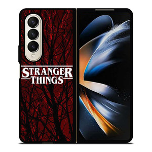 STRANGER THINGS LOGO Samsung Galaxy Z Fold 4 Case Cover STRANGER THINGS LOGO Samsung Galaxy Z Fold 4 Case Cover