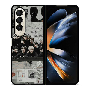 STRAY KIDS BOY BAND COLLAGE Samsung Galaxy Z Fold 4 Case Cover