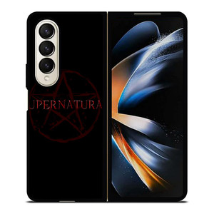 SUPERNATURAL MOVIES LOGO 2 Samsung Galaxy Z Fold 4 Case Cover SUPERNATURAL MOVIES LOGO 2 Samsung Galaxy Z Fold 4 Case Cover