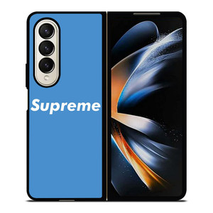 SUPREME BLUE Samsung Galaxy Z Fold 4 Case Cover SUPREME BLUE Samsung Galaxy Z Fold 4 Case Cover