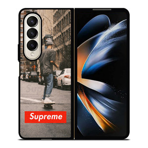 SUPREME SKATEBOARDS Samsung Galaxy Z Fold 4 Case Cover SUPREME SKATEBOARDS Samsung Galaxy Z Fold 4 Case Cover