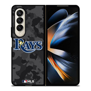 TAMPA BAY RAYS BASEBALL BLACK CAMO Samsung Galaxy Z Fold 4 Case Cover TAMPA BAY RAYS BASEBALL BLACK CAMO Samsung Galaxy Z Fold 4 Case Cover