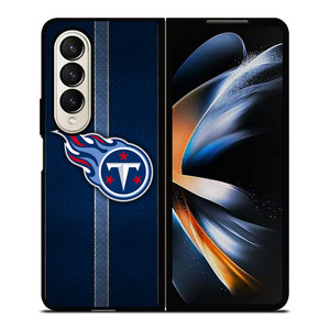 TENNESSEE TITANS NFL METAL STRIPE Samsung Galaxy Z Fold 4 Case Cover TENNESSEE TITANS NFL METAL STRIPE Samsung Galaxy Z Fold 4 Case Cover