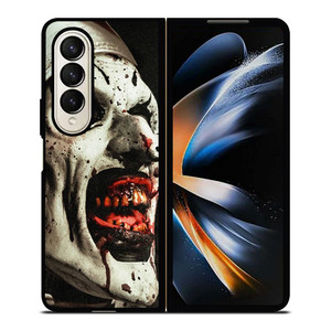TERRIFIER CLOWN FACE Samsung Galaxy Z Fold 4 Case Cover TERRIFIER CLOWN FACE Samsung Galaxy Z Fold 4 Case Cover